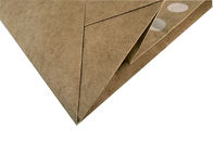 Brown FSC 300gsm Kraft Paper Shopping Bags Offset Printing